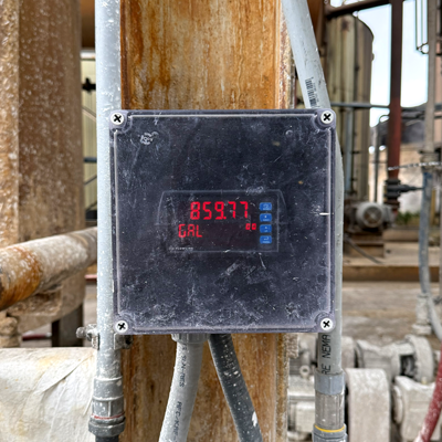 Lime Mix and Storage Tank Radar Level Transmitter