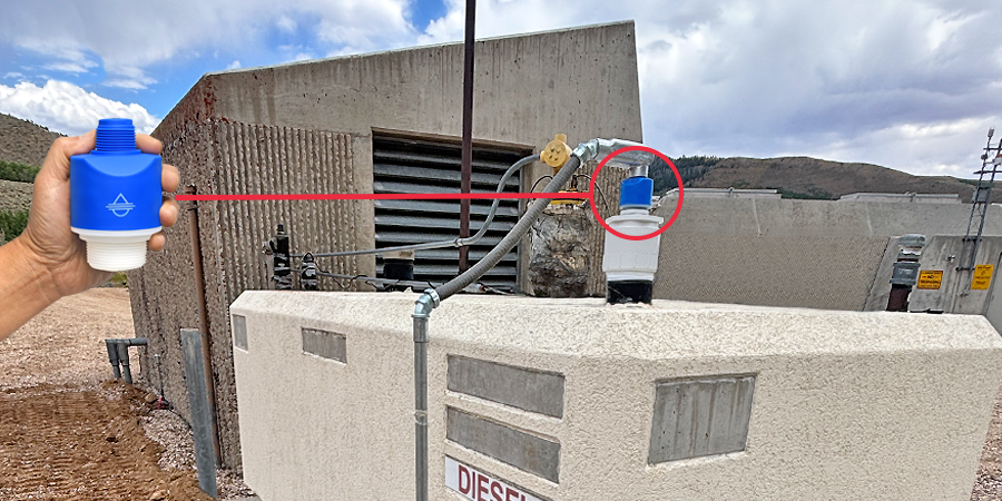 Dam Diesel Generator Tank Radar Level Measurement