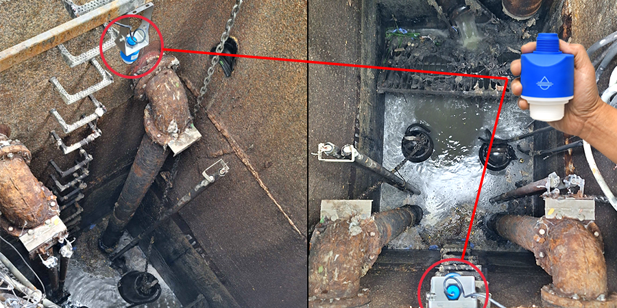 Stormwater Pump Lift Station Radar Level Measurement