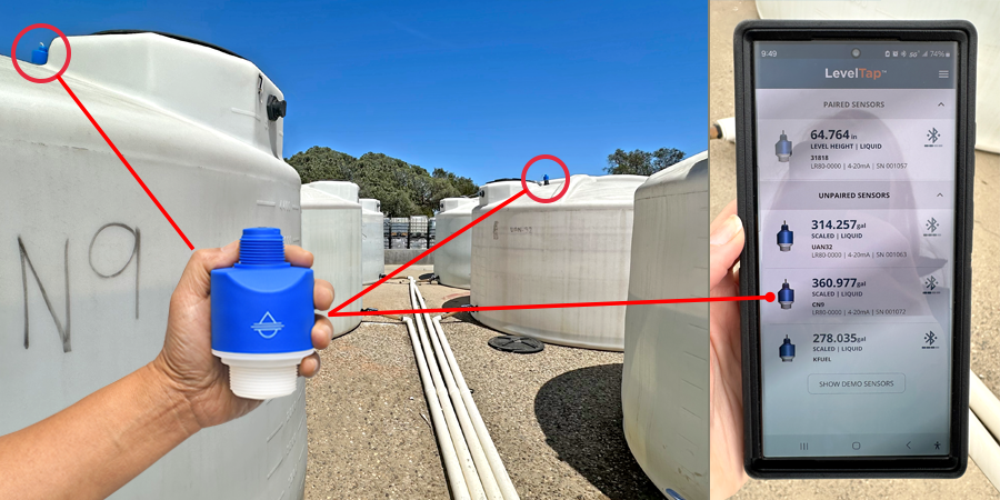 AG Chemical Distributor Tank Radar Level Measurement