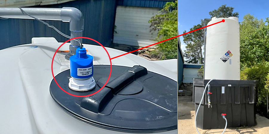 Sodium Hypochlorite Tank Radar Level Measurement