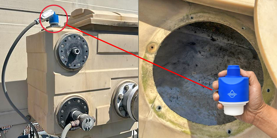 Foaming Wastewater Radar Level Measurement