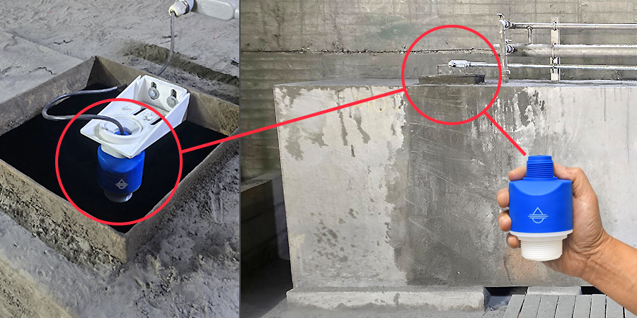 Concrete Chemical Mix Tank Radar Level Measurement