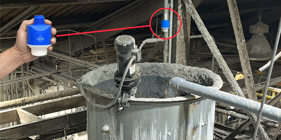 Mining Shotcrete Day Tank Level Measurement