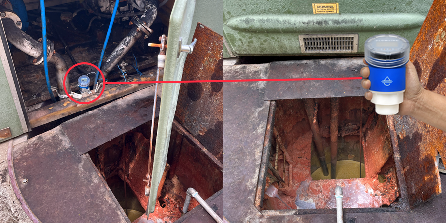 Food Waste Pump Station Radar Level Measurement