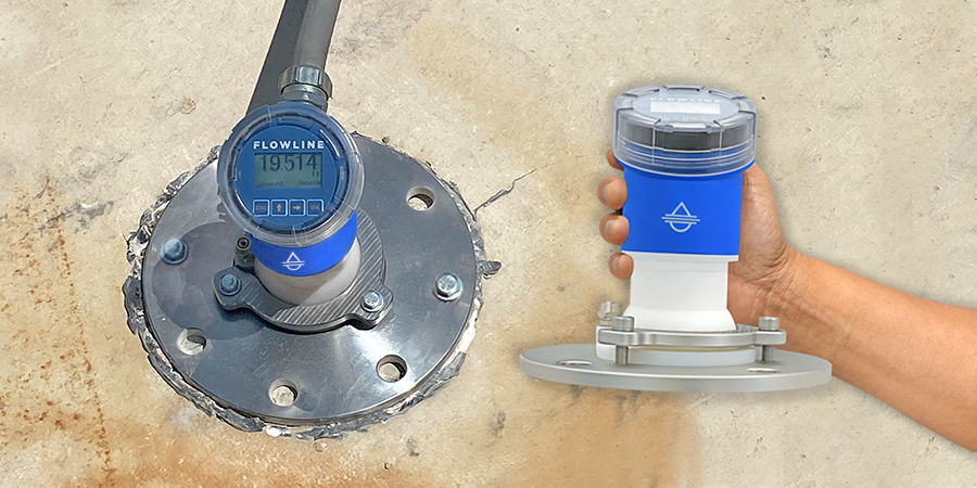 Wasseraufbereitung Kalk-Silo Radar-Füllstandmessung