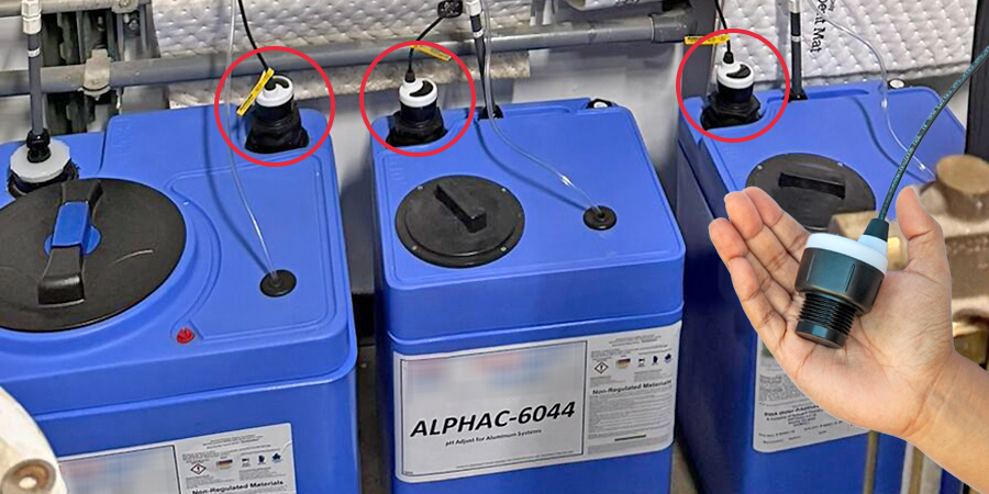 Water Treatment Chemical Ultrasonic Level Measurement