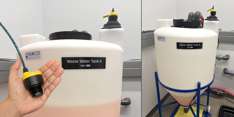 Hospital Wastewater Tank Ultrasonic Level Measurement