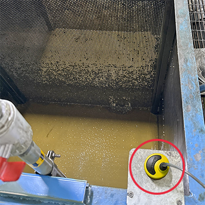 Grease Recycler In-Fill Tank Ultrasonic Level Transmitter