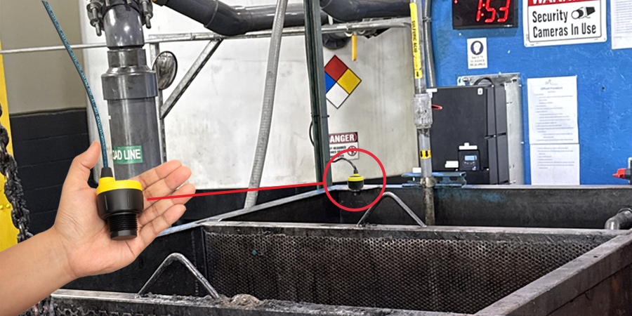 Grease Recycler In-Fill Tank Ultrasonic Level Measurement