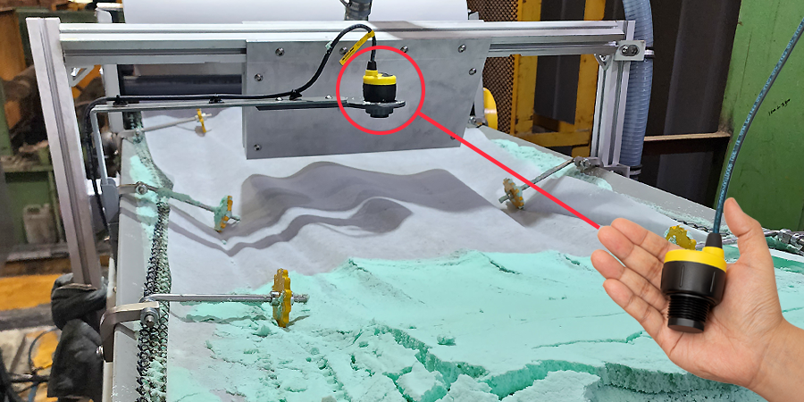 Filter Bed Skim Conveyor Ultrasonic Level Sensor