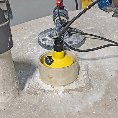 石灰浆批量混合罐 超声波液位传送器