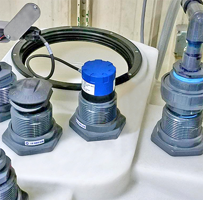 Wash System Chemical Feed Tank Liquid Level Transmitter