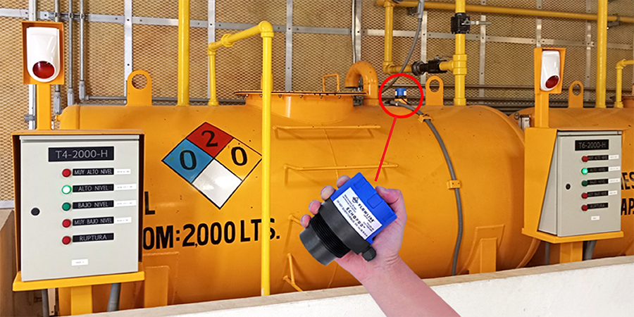 Diesel Generator Fuel Tank Ultrasonic Liquid Level Measurement