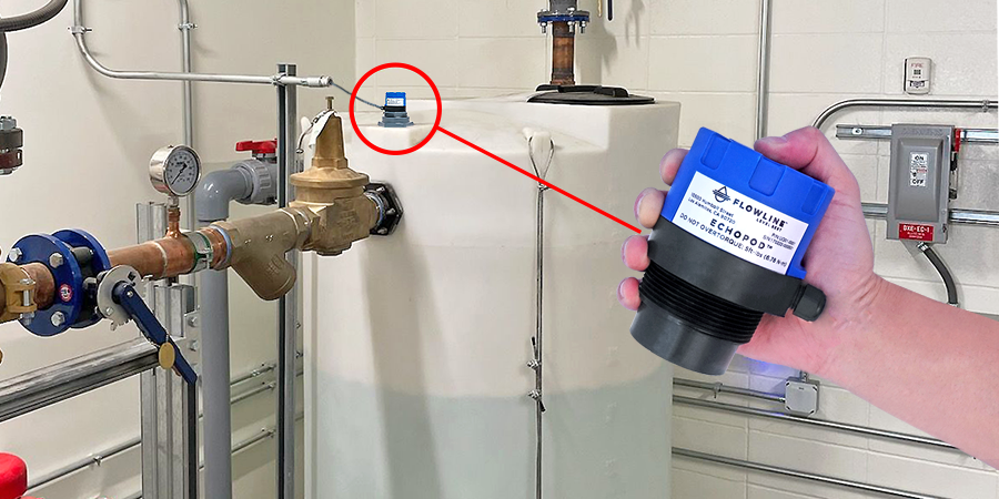Fire Sprinkler Supply Tank Ultrasonic Level Measurement