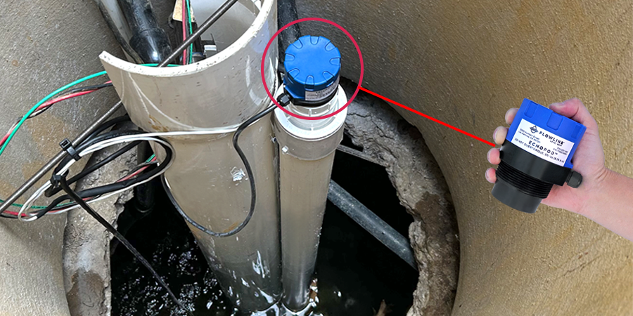 Geothermal HVAC Cistern Ultrasonic Level Measurement