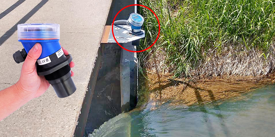 Farm Irrigation Canal Weir Liquid Level Sensor