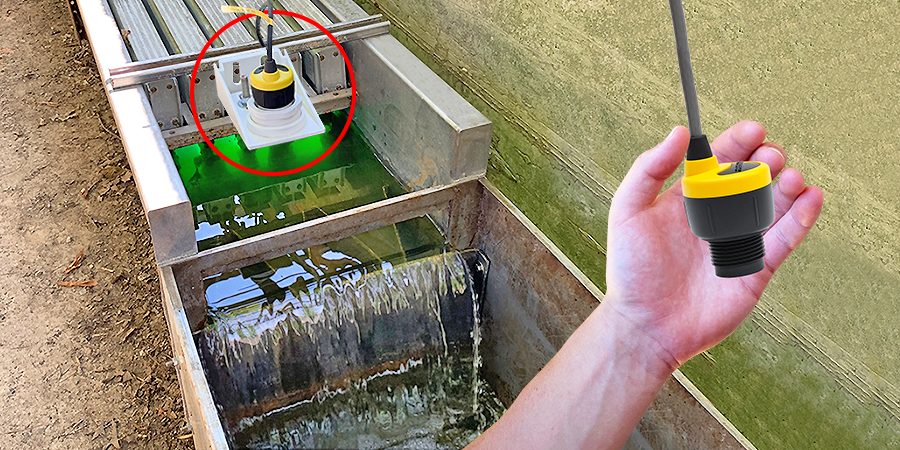  Water UV Disinfection Channel Weir Ultrasonic Flow Sensor