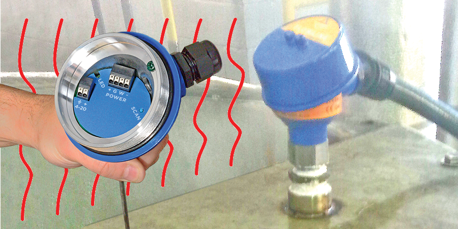 Extreme Wastewater Tank Guided Wave Level Sensor