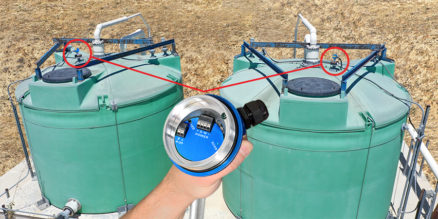 Water Remediation Tank Guided Wave Level Measurement