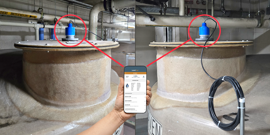 Non-Invasive RO Water Tank Level Measurement