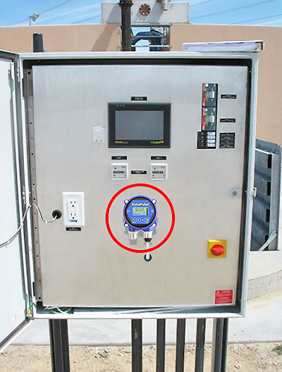 Transmisor de nivel de líquido por radar para vertederos industriales