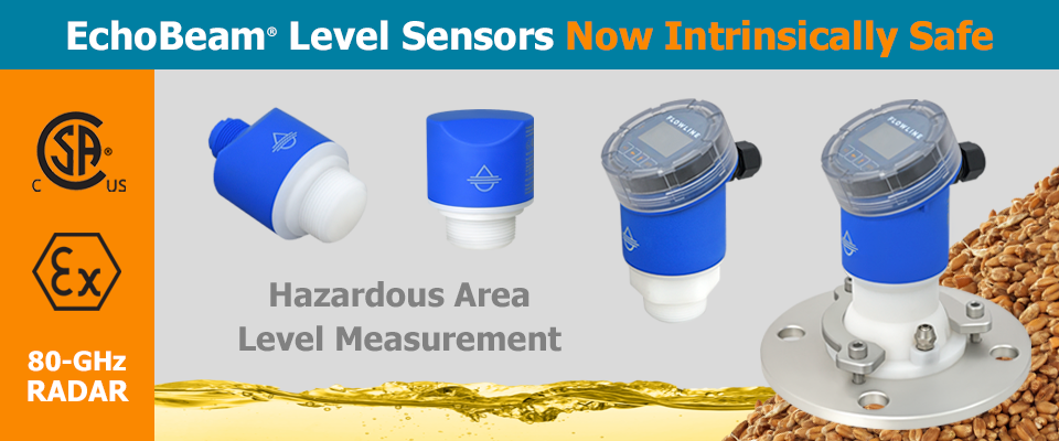 EchoBeam Radar Sensors Now Approved for Hazardous Areas